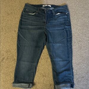 Signature by Levi Strauss Dark Blue Ankle Jeans